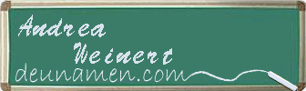 Andrea Weinert Visitenkarte
